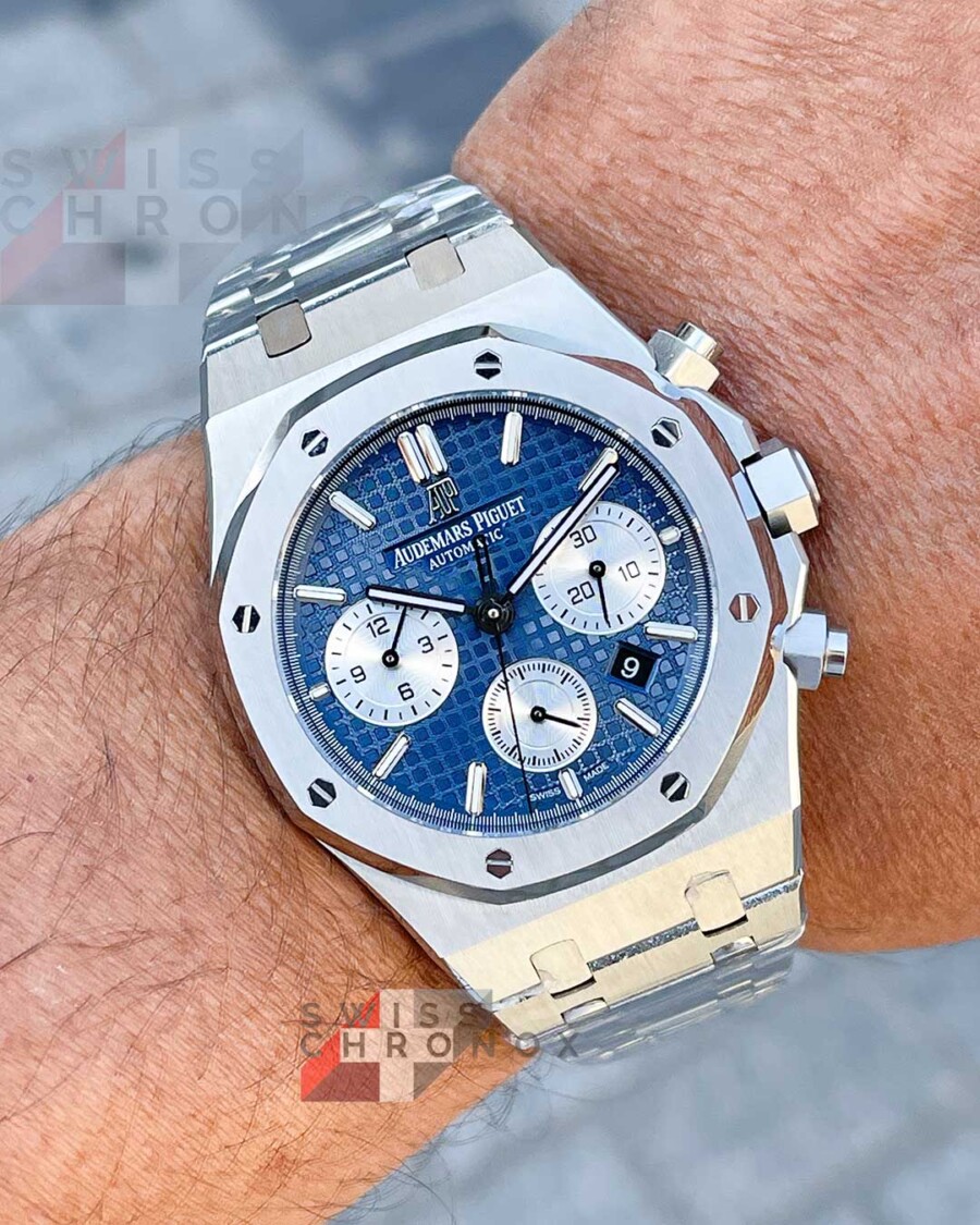 Audemars Piguet Royal Oak Chronograph With Blue Dial