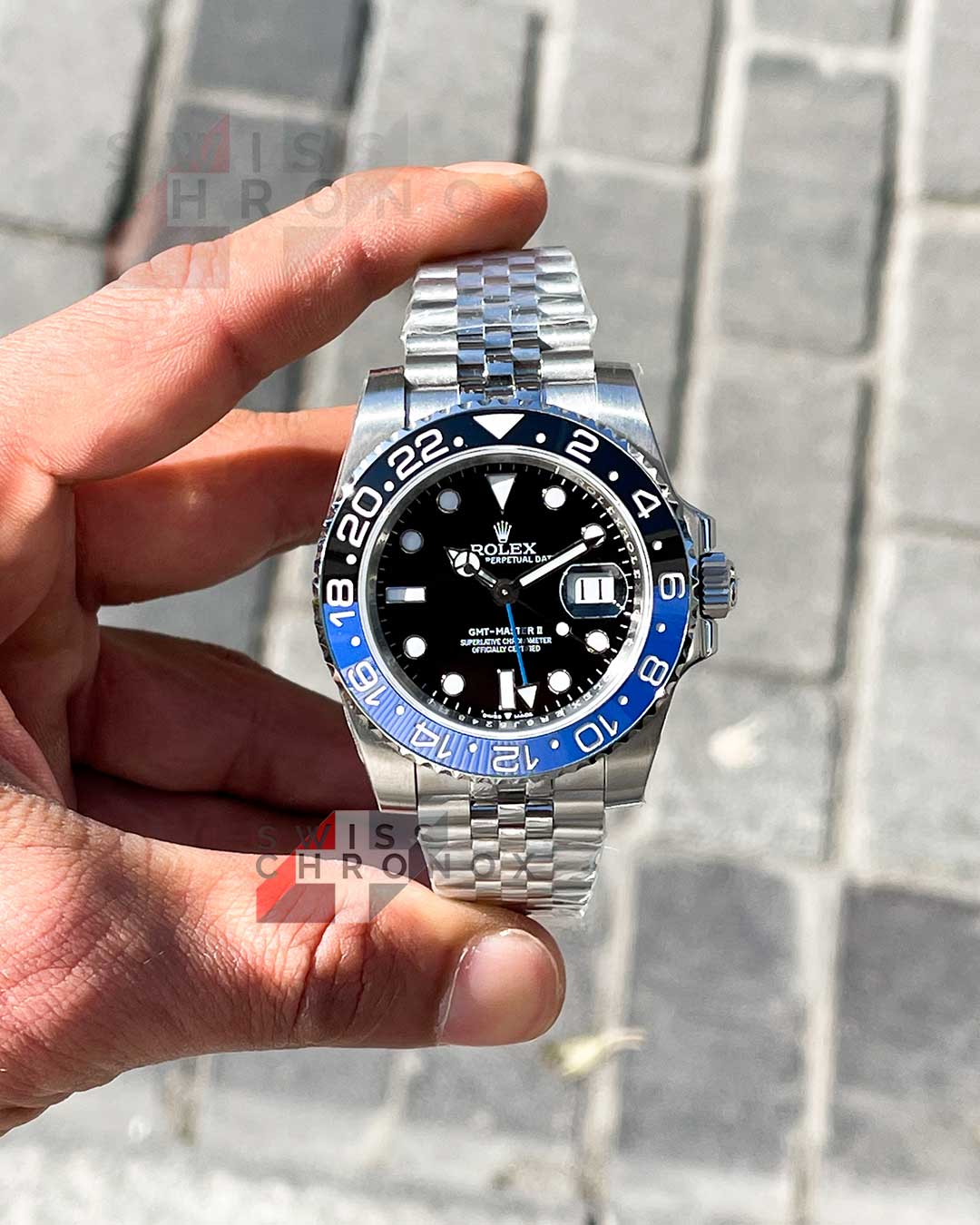 Rolex GMT Master II Batman Jubilee 126710BLNR