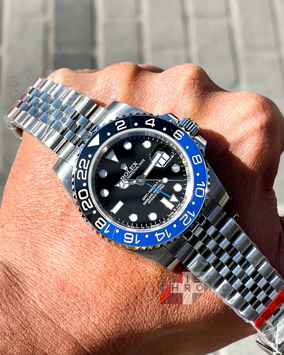 rolex gmt 2 batman jubilee