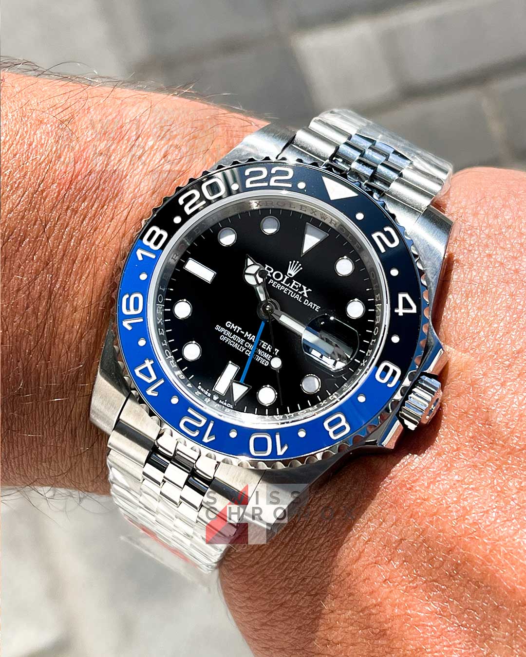 短納期早者勝ち！ ROLEX GMTマスターⅡ バットマン 掛け時計 非売品