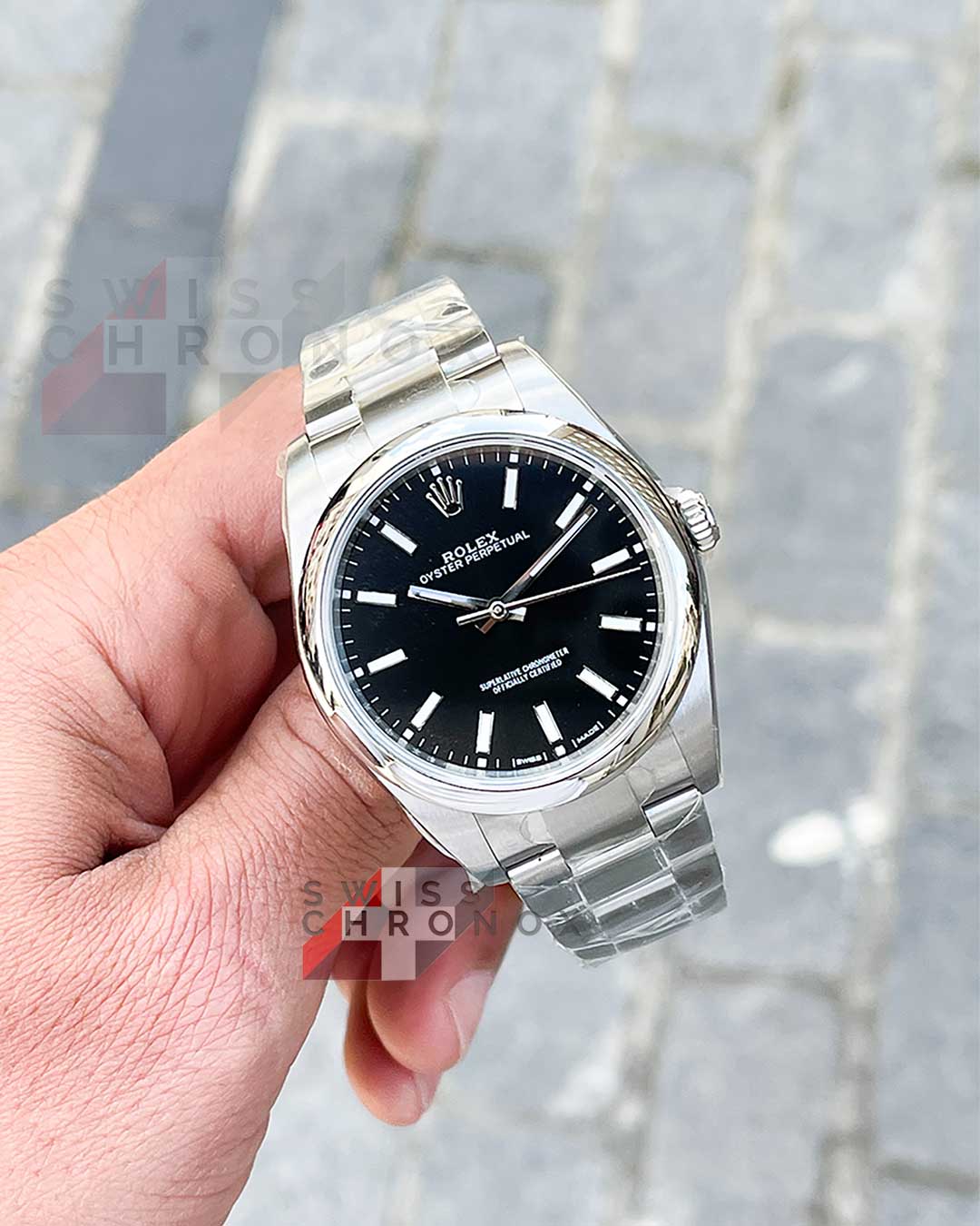 rolex oyster perpetual 41 mm 124300 black dial 10