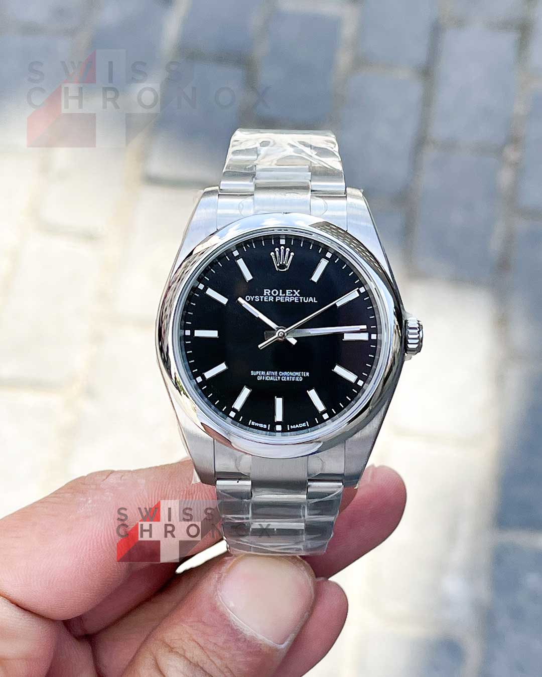 rolex oyster perpetual 41 mm 124300 black dial
