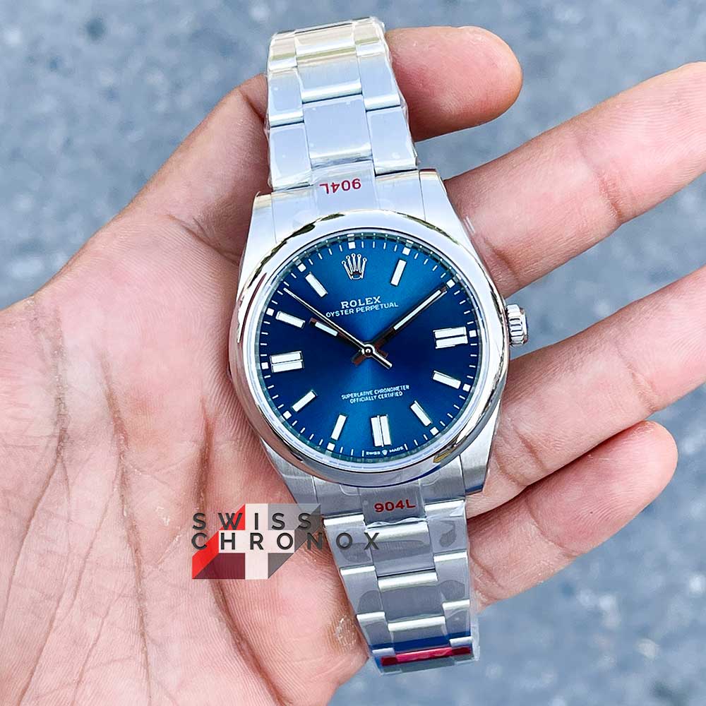 rolex oyster perpetual 41 mm 124300 blue dial 3