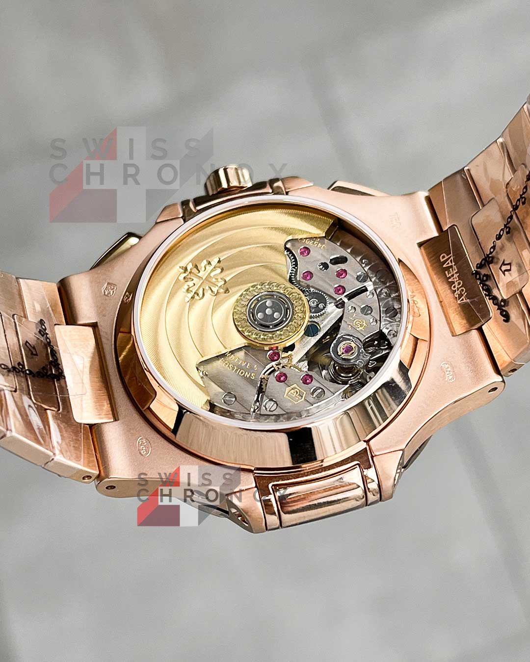 patek philippe nautilus chronograph rose gold 5980 1r 001 d