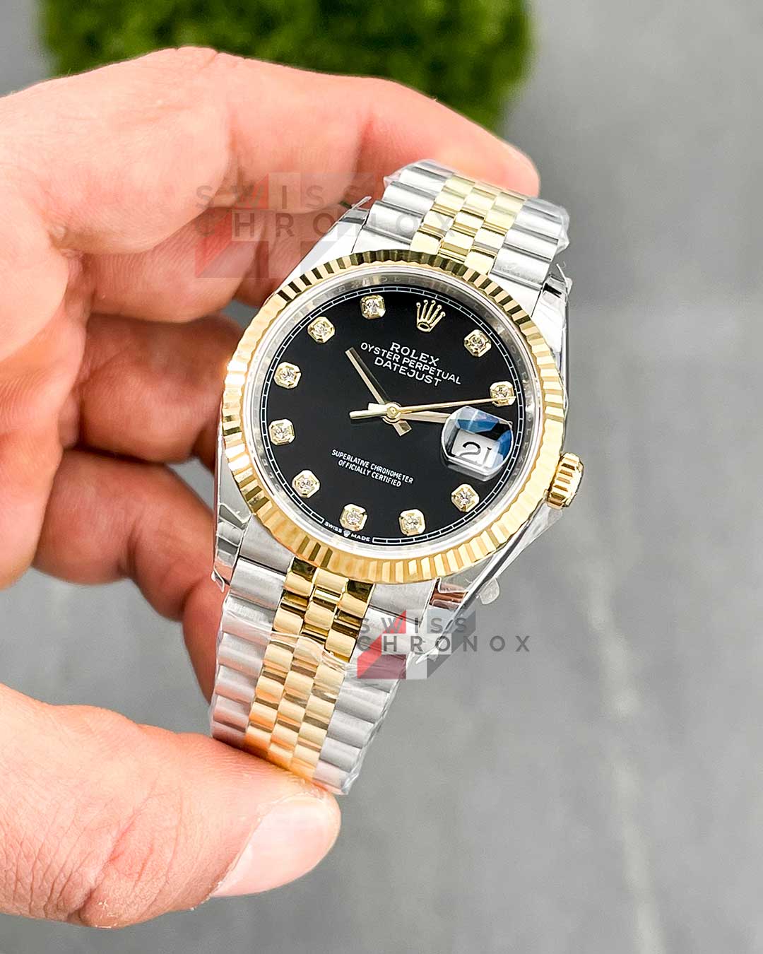 Rolex datejust hotsell with diamond dial