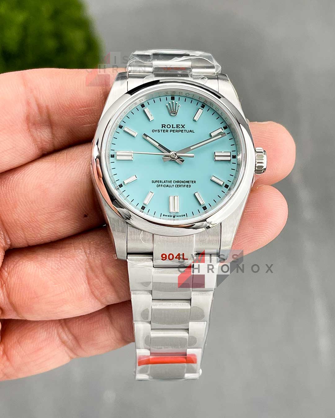 rolex oyster perpetual 36 tiffany blue dial 126000 3