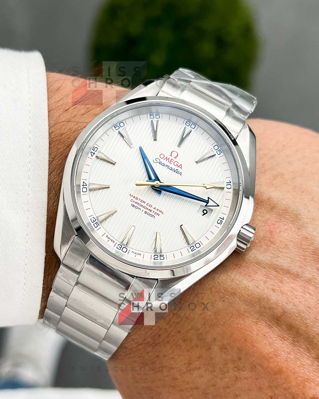 Omega white dial outlet seamaster