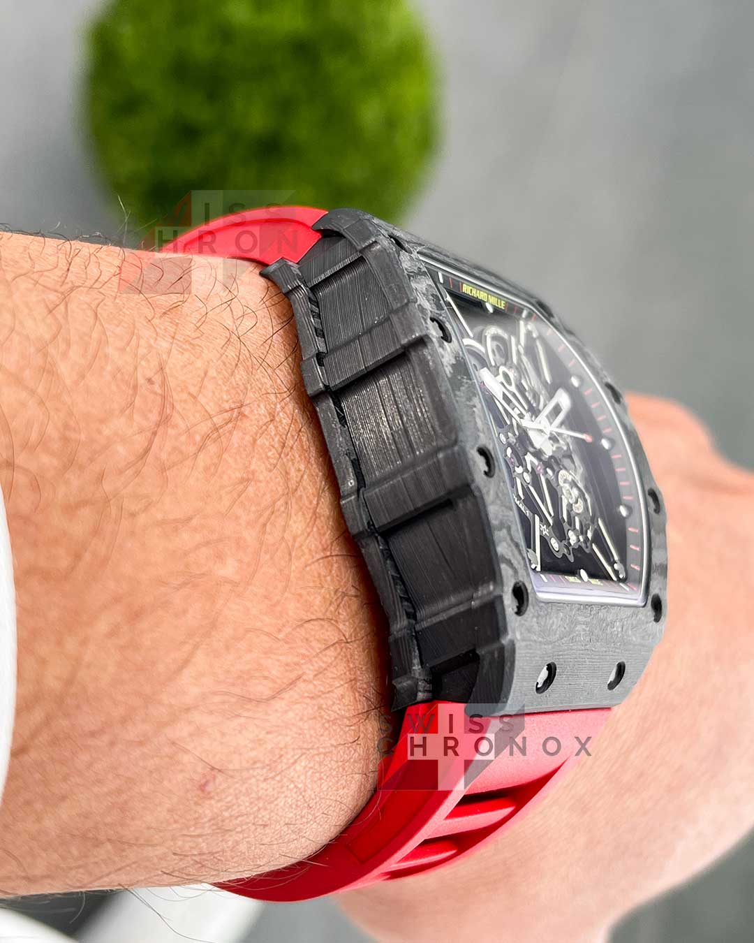 richard mille rm 35 02 red real ntpt carbon super thin 11 1