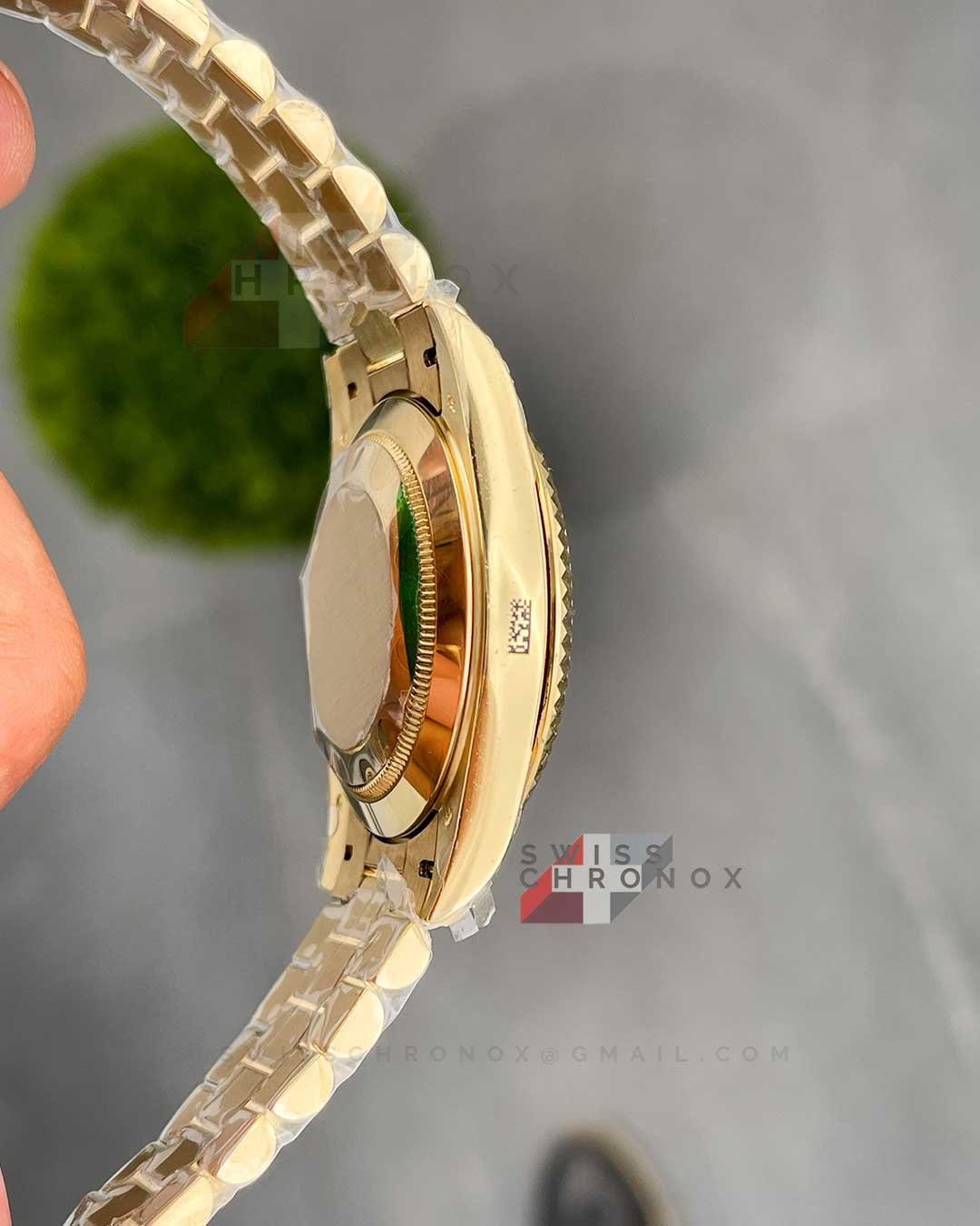 rolex day date 40 yellow gold silver dial 228238 6