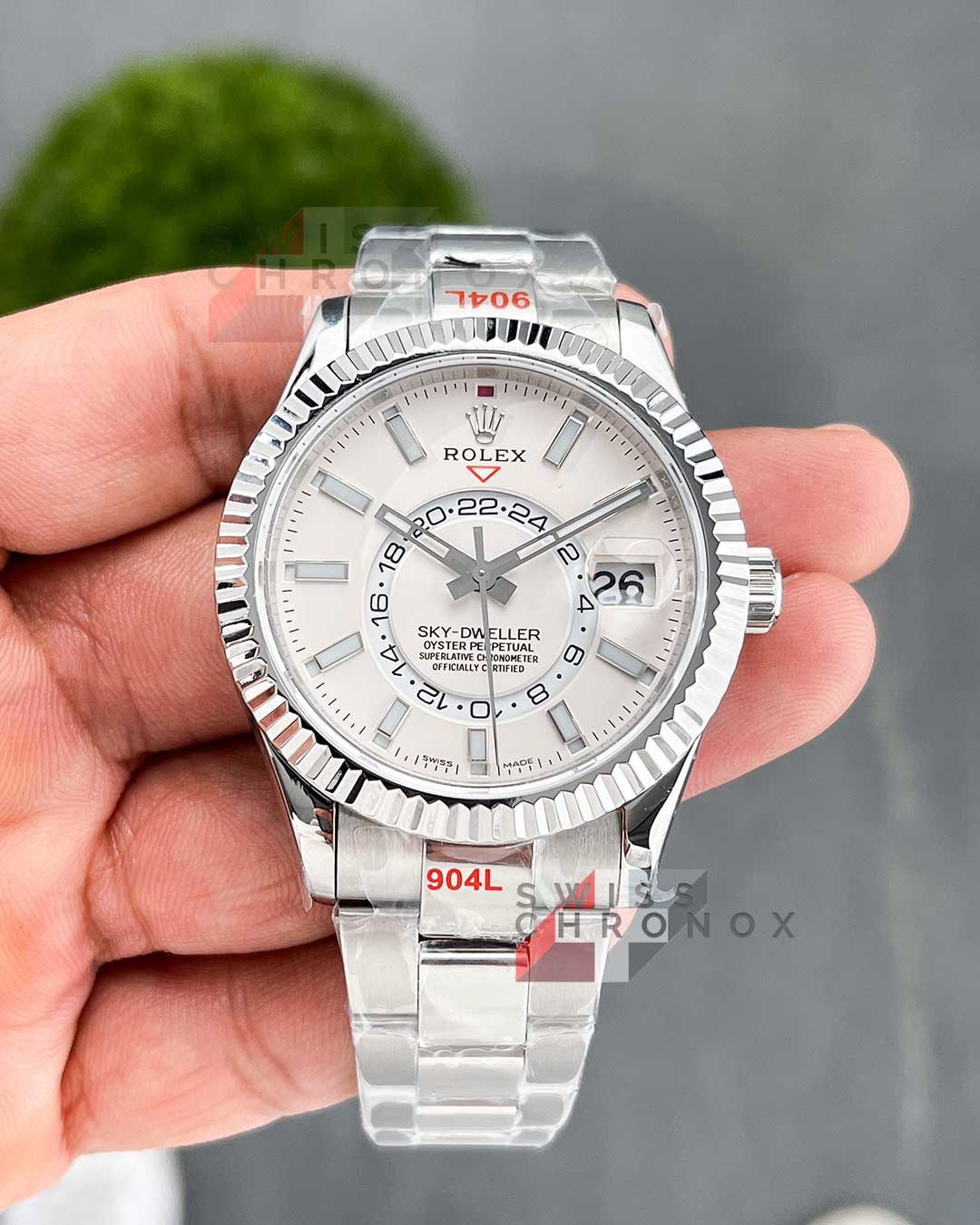 rolex sky dweller white dial 326934 oyster perpetual 3 1