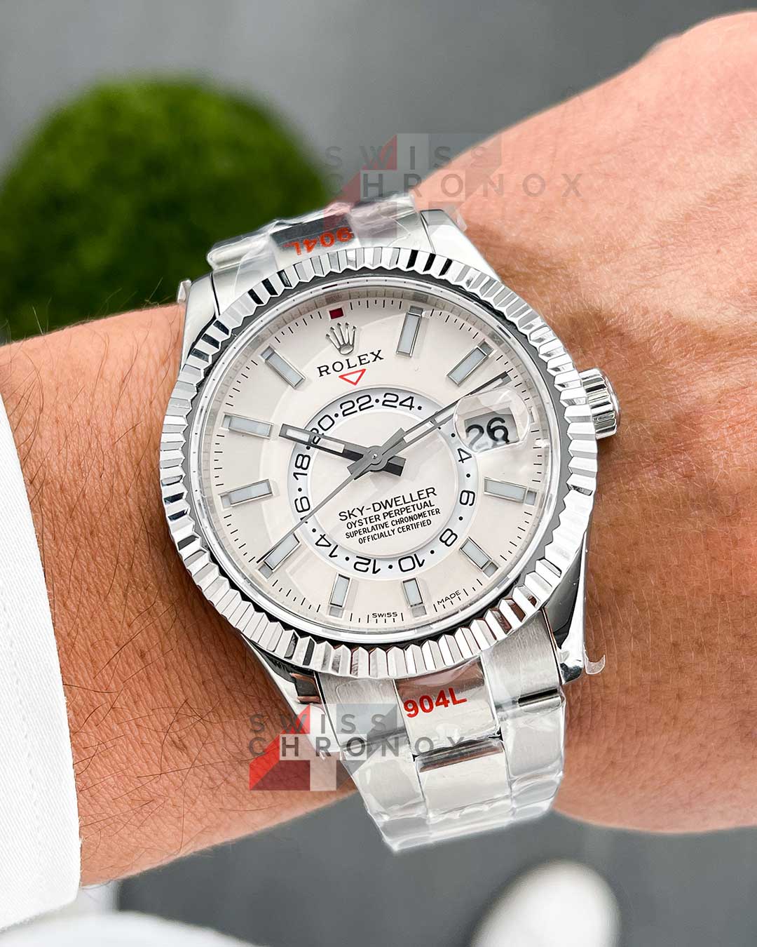 rolex sky dweller white dial 326934 oyster perpetual 5 1