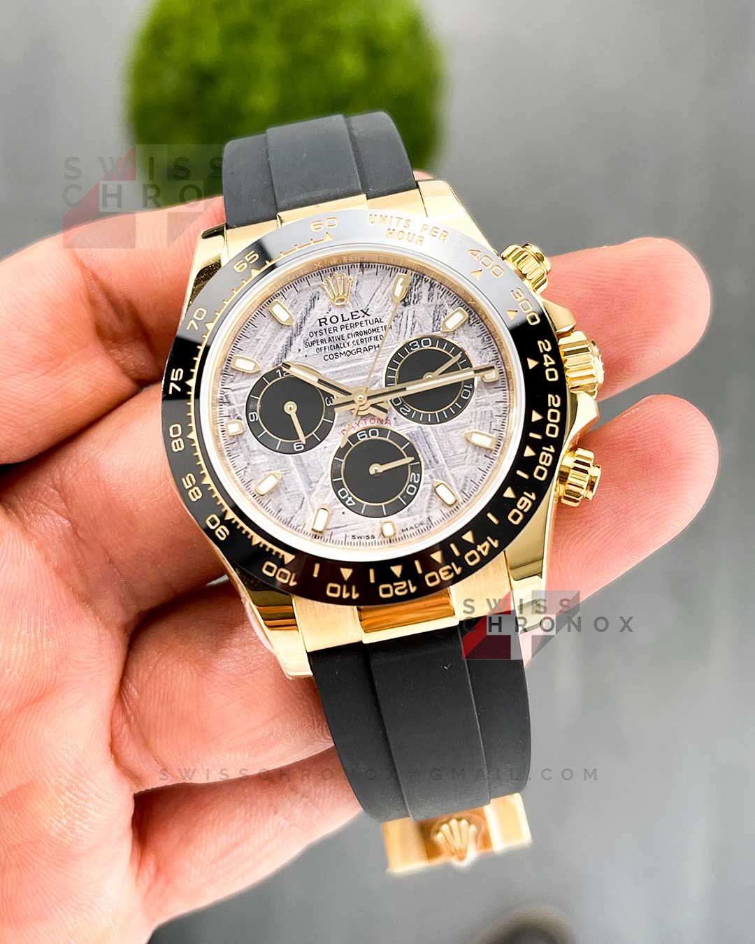 Rolex Daytona 116518LN Yellow Gold Meteorite Dial 40MM